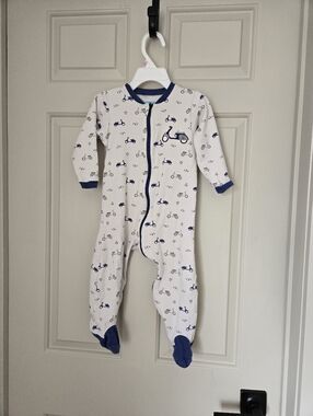 Tuffy 2 Way Sleeper With Moped / Motorcycle / Scooter Print 18 M